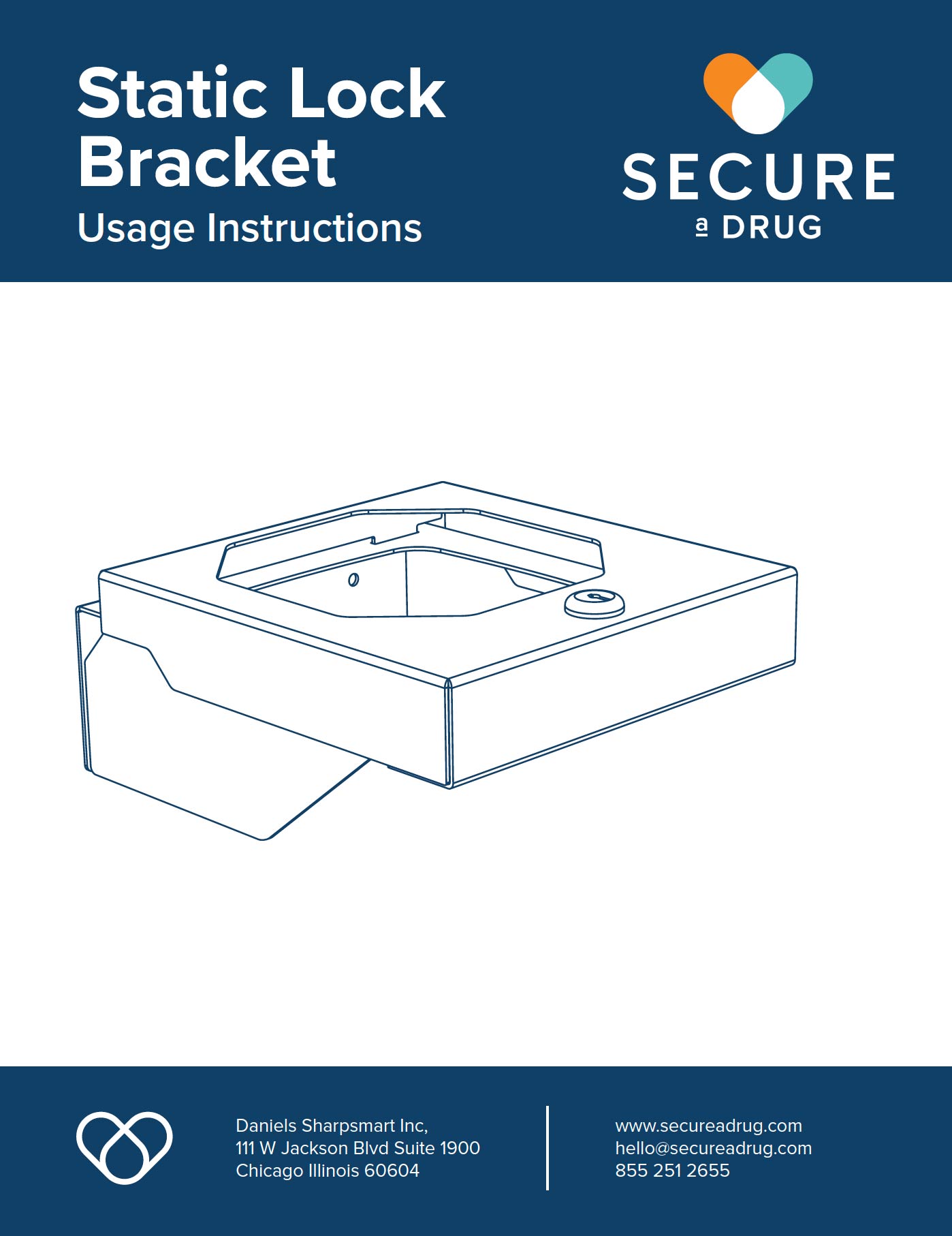 Static Lock Bracket Usage Instructions